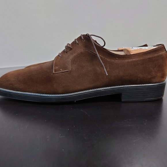 Salvatore Ferragamo Lace Up Suede Shoes main image 6
